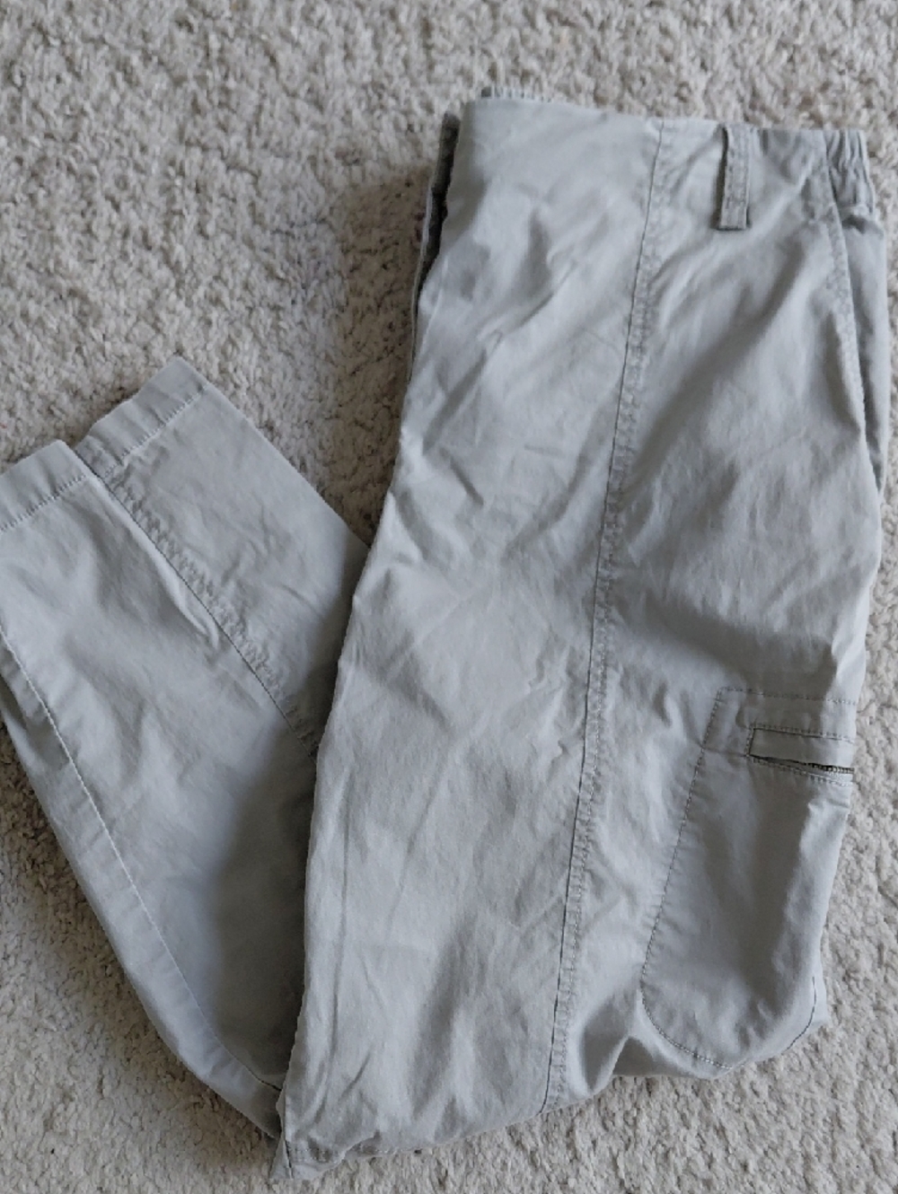 Eileen Fisher Gray Cargo Pants